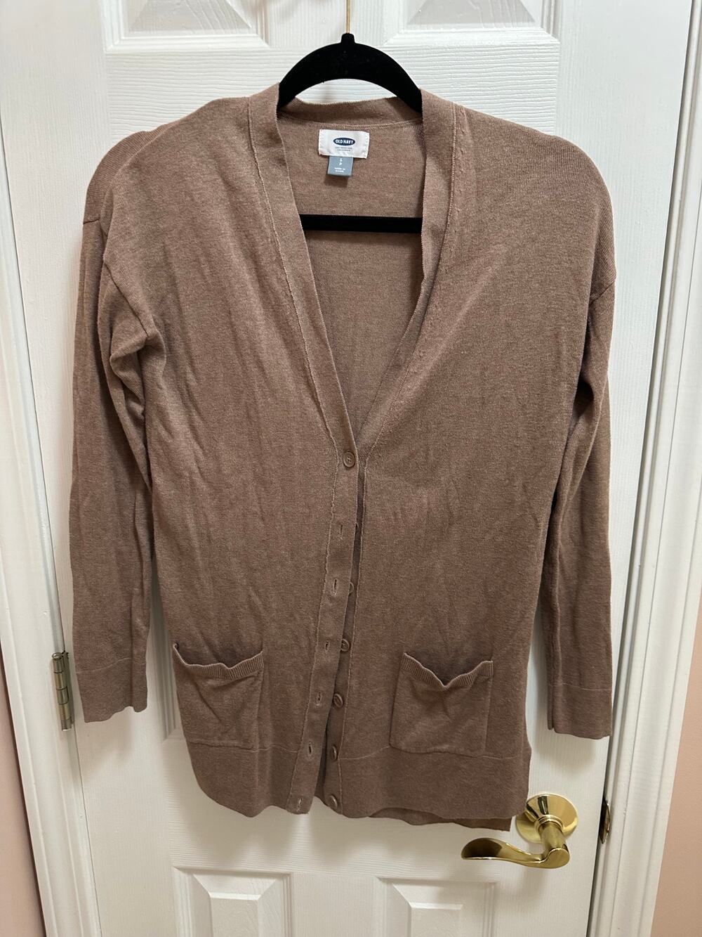 Old Navy Cardigan Size Small in Light Brown/Purple Color
